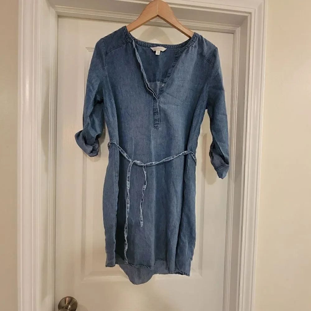 Charming Charlie Chambray Dress size small